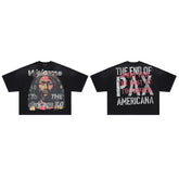 Rare Peace Welcome To The Dark Age 2.0 Oversized Graphic Tee — Black