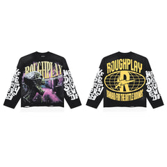 Rough Play Venom Alley Oversized Long Sleeve — Black