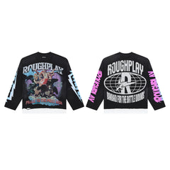 Rough Play Praise to the Most High Oversized Long Sleeve — Black