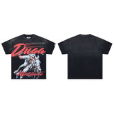 DUAA Polo Sports Division Oversized Graphic Tee — Black