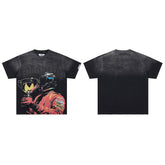 DUAA Champion Racer Oversized Graphic Tee — Black