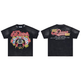 DUAA Hotline 8 Ball Oversized Graphic Tee — Black