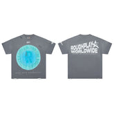Rough Play Aura Sold Separately Oversized Graphic Tee — Washed Grey