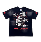 Hellstar Vintage Black Graphic T-Shirt