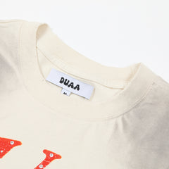 DUAA Sport Division Hockey Oversized Graphic Tee — Cream