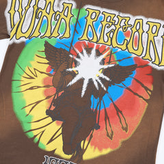 DUAA Records 1993 Angel Oversized Graphic Tee — Washed Brown