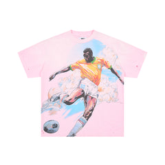 DUAA No.10 Legend Oversized Graphic Tee — Pink