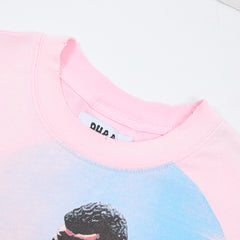 DUAA Pelé Legend Oversized Graphic Tee — Pink