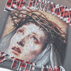Rare Peace The Beginning of the End Oversized Graphic Tee — Washed Grey
