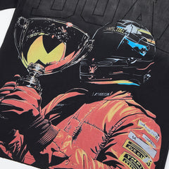 DUAA Champion Racer Oversized Graphic Tee — Black