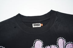 Rough Play We Own the Night Oversized Graphic Tee — Black