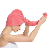 Womens Hair Drying Hat Quick-dry Hair Towel Cap Hat Bath Hat Microfibre After Shower Dry Hair Hat Cap Bathing Accessories Tool