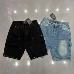 Mixed Emotion Black Denim Shorts – Gothic Emotion Label