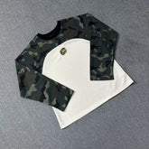 Broken Planet Camo Raglan Waffle Long Sleeve T-Shirt