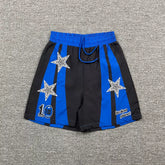 Broken Planet Star Graphic Vertical Stripe Basketball Shorts (4 Colors)