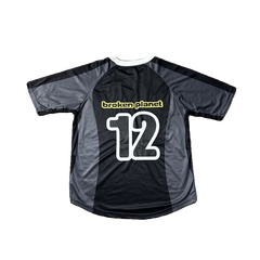Broken Planet Soccer Jersey - Black Grey