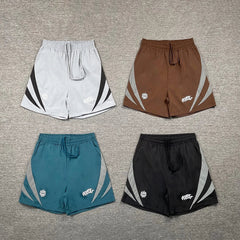 Broken Planet Angular Panel Graffiti Sport Shorts‑4 Colors
