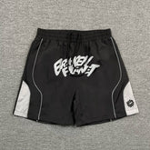 Broken Planet Curved Seam Graffiti Basketball Shorts‑4 Colors