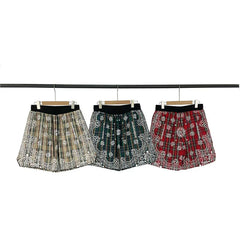 Broken Planet Plaid Bandana Print Nylon Shorts - 3 Colors Available
