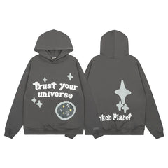 Broken Planet Trust Your Universe Dark Grey Oversized Hoodie