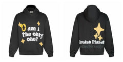 Broken Planet Am I The Only One Black Oversized Hoodie