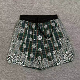 Broken Planet Plaid Bandana Print Nylon Shorts - 3 Colors Available