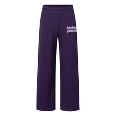 Broken Planet Logo Purple Wide Leg Sweatpants