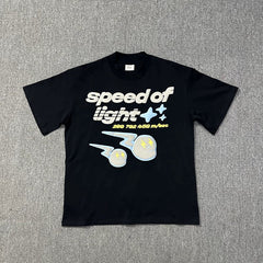 Broken Planet Speed Of Light Graphic T-Shirt - Black
