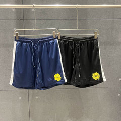 Broken Planet Sun Logo Side Stripe Mesh Shorts‑2 Colors