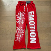 Mixed Emotion Red Pants – Cupid Emotion Print