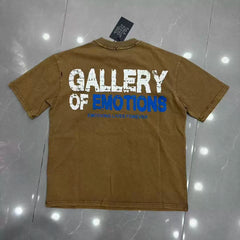 Mixed Emotion Gallery Of Emotions Back Print T‑Shirt