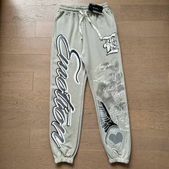 Mixed Emotion Multi‑Emotion Graphic Jogger Sweatpants