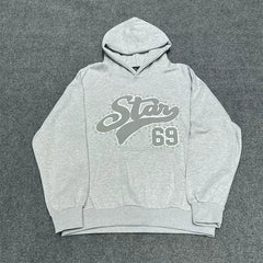 Broken Planet Star 69 Pearl Detail Graphic Hoodie (3 Colors)