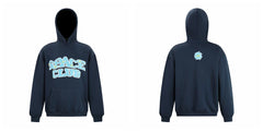 Broken Planet Space Club Navy Oversized Graphic Hoodie