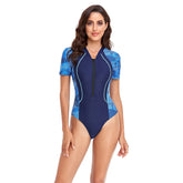 Two-Piece Swimsuit Diving Suit Woman Long-Sleeved Bodysuit Swimsuit Swimwear Female Fashion Surfing Beachwear