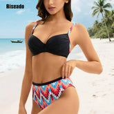 Women's Push Up Bikini Sets Two Piece High Waisted Swimsuit Beach Swimming Wear