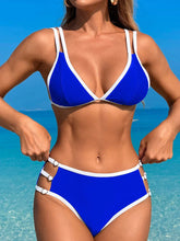 Strappy Bikinis Women High Waist Swimsuit Solid Swimwear Female Bathers Bathing Swimming Swim Suit Beachwear