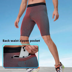 Men's Outdoor Running Compression Shorts | Quick Dry Fitness Tights