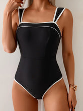 Strappy Black Swimsuit Women One Piece High Cut Swimwear Female Monokini Bathing Swimming Suit Padded Beachwear Bodysuit