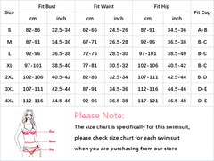 Swimwear Women Push Up Bikini Set Vintage Solid Brazilian Swimsuit Bathing Suit Beachwear Bathers