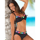 Swimwear Women Push Up Bikini Set Vintage Solid Brazilian Swimsuit Bathing Suit Beachwear Bathers