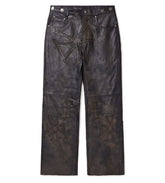 Vale Forever Croxxx Leather Pants — Black