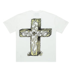 Hellstar Studios Lamb Graphic Oversized Cotton T-Shirt