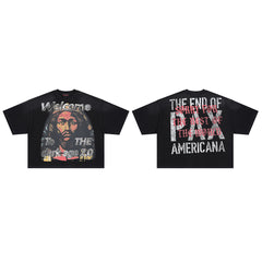 Rare Peace Welcome To The Dark Age 2.0 Oversized Graphic Tee — Black