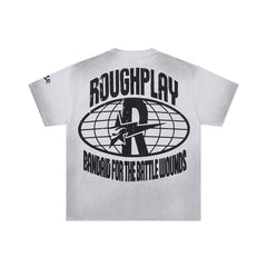 Rough Play Stay Young Wild and Free Oversized Tee — White