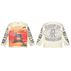 Rough Play Lost in Space Oversized Long Sleeve — Cream