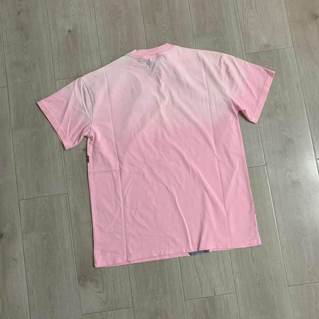 DUAA No.10 Legend Oversized Graphic Tee — Pink