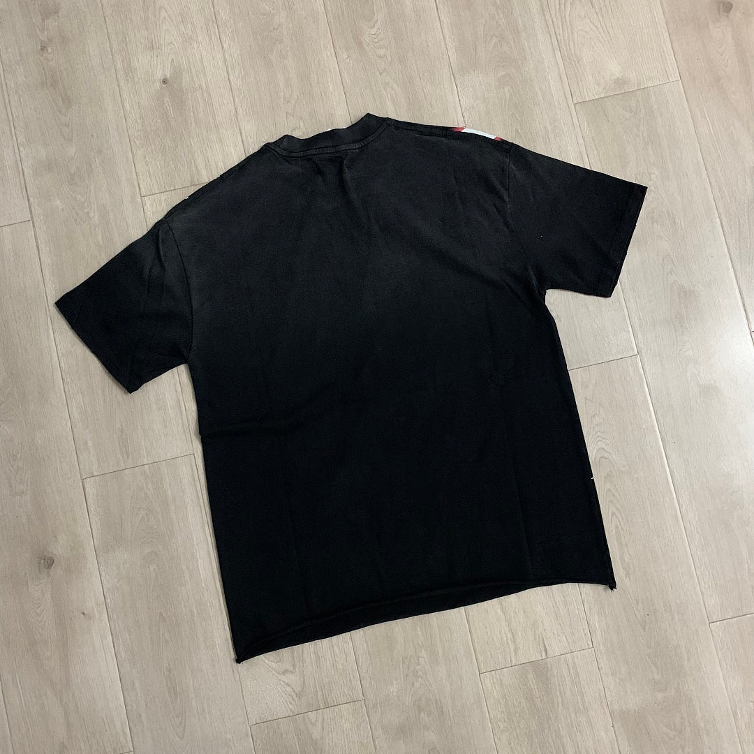 DUAA Boxing Bulldog Oversized Graphic Tee — Black