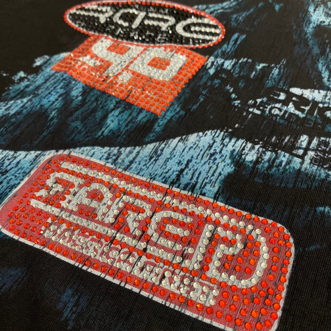 Rare Peace Decals Oversized Graphic Tee — Washed Black