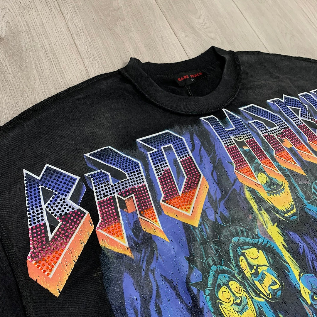 Rare Peace Bad Habit Oversized Graphic Tee